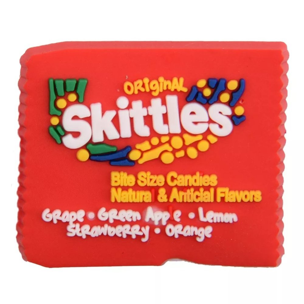Skittles croc charm